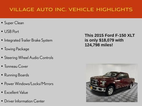 Used 2015 Ford F150 XLT w/ Equipment Group 301A Mid AWD/4WD image 7