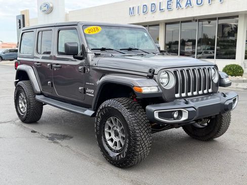 Used 2018 Jeep Wrangler Unlimited Sahara AWD/4WD image 1
