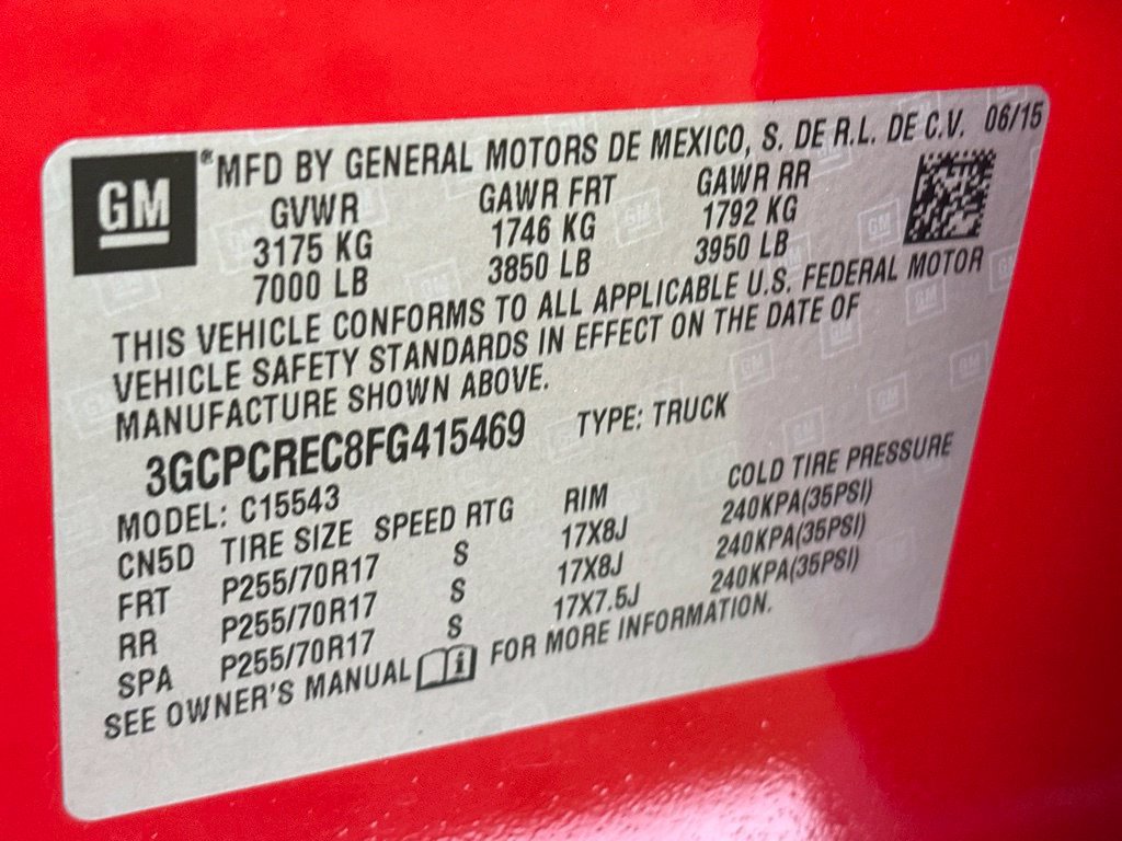 Used 2015 Chevrolet Silverado 1500 LT w/ All Star Edition RWD image 27