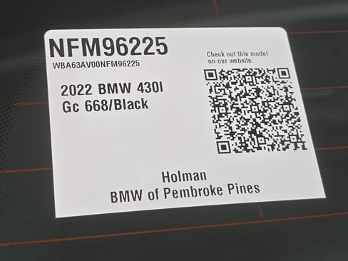 Used 2022 BMW 430i Gran Coupe w/ M Sport Package RWD image 28