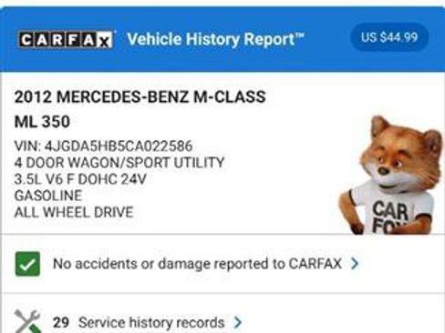 Used 2012 Mercedes-Benz ML 350 4MATIC image 20