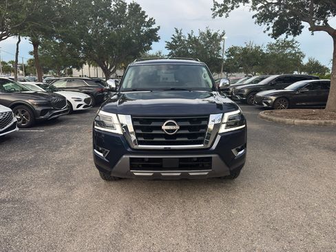 Used 2021 Nissan Armada Platinum w/ Captain's Chairs Package AWD/4WD image 2
