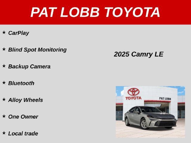 Used 2025 Toyota Camry LE FWD image 40