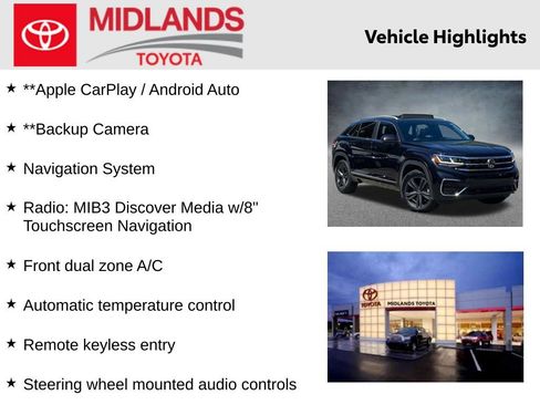 Used 2022 Volkswagen Atlas Cross Sport SEL R-Line AWD/4WD image 2