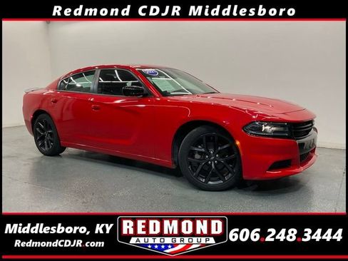 Used 2021 Dodge Charger SXT w/ Blacktop Package RWD image 1