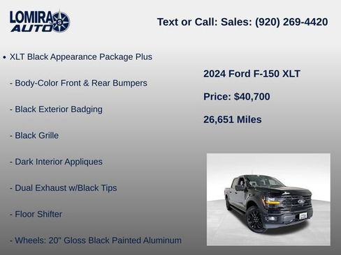 Used 2024 Ford F150 XLT w/ Equipment Group 303A High AWD/4WD image 8