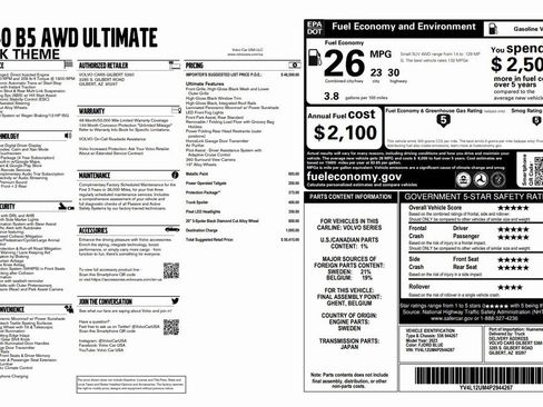 Used 2023 Volvo XC40 B5 Ultimate w/ Protection Package image 4