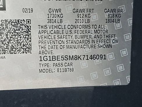 Used 2019 Chevrolet Cruze LT image 15