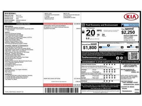 Used 2018 Kia Sedona L image 2