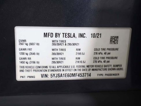 Used 2021 Tesla Model S Plaid image 56