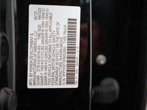 Used 2023 Honda Ridgeline RTL-E image 70