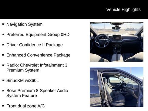 Certified 2023 Chevrolet Blazer Premier w/ Driver Confidence II Package image 12