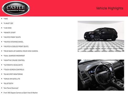 Used 2019 Ford Explorer Sport w/ Equipment Group 401A AWD/4WD image 3