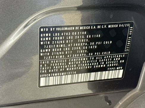 Used 2025 Volkswagen Tiguan S FWD image 39