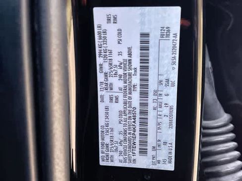 Used 2019 Ford F150 XLT w/ Equipment Group 302A Luxury image 22