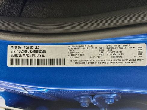 Used 2021 RAM 1500 TRX w/ TRX Level 2 Equipment Group AWD/4WD image 37