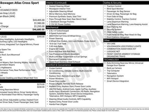 Used 2022 Volkswagen Atlas Cross Sport SEL image 3