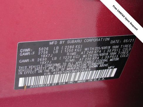 Used 2021 Subaru Outback Limited XT w/ Popular Package #2 AWD/4WD image 19