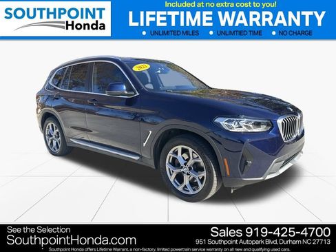 Used 2022 BMW X3 xDrive30i w/ Premium Package 2 image 1