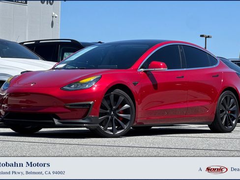 Used 2020 Tesla Model 3 Performance AWD/4WD image 1