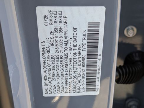 New 2026 Honda Ridgeline Black Edition image 20