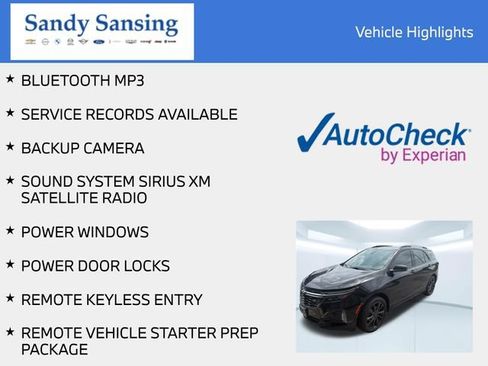 Used 2023 Chevrolet Equinox RS w/ LPO, Floor Liner Package AWD/4WD image 7