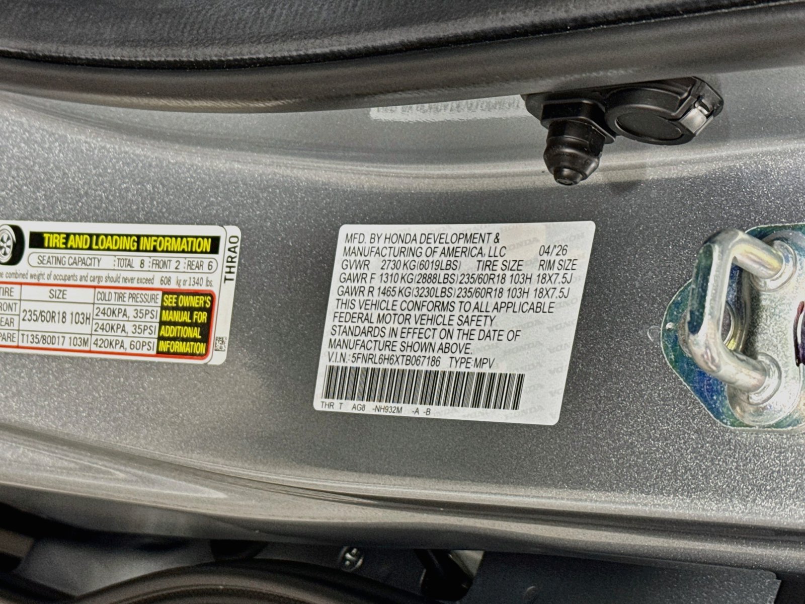 Used 2026 Honda Odyssey EX-L image 32
