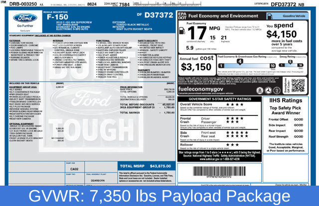 Used 2013 Ford F150 XLT w/ Luxury Equipment Group AWD/4WD image 3