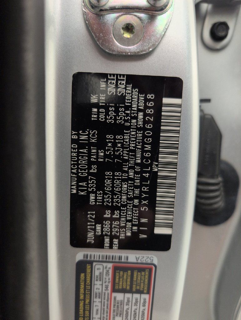 Used 2021 Kia Sorento S w/ Panoramic Sunroof Package FWD image 40