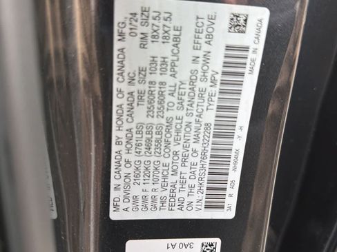 Used 2024 Honda CR-V EX-L image 22