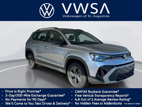 Certified 2025 Volkswagen Taos S FWD image 1