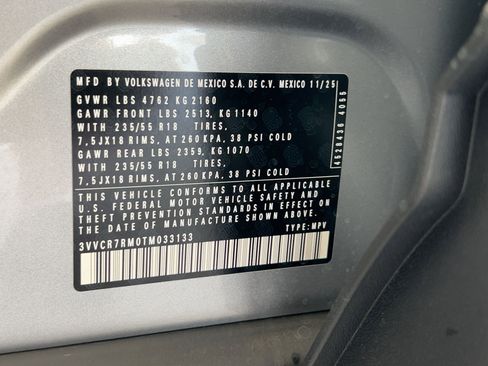 New 2026 Volkswagen Tiguan S image 20