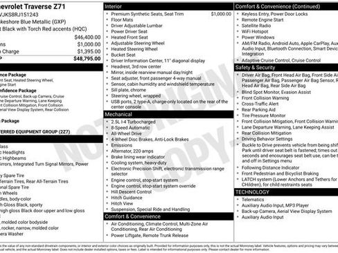 Certified 2024 Chevrolet Traverse Z71 image 35
