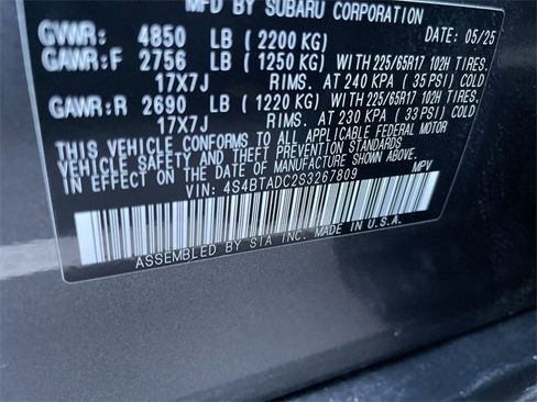 Certified 2025 Subaru Outback Premium w/ Popular Package #1A image 28