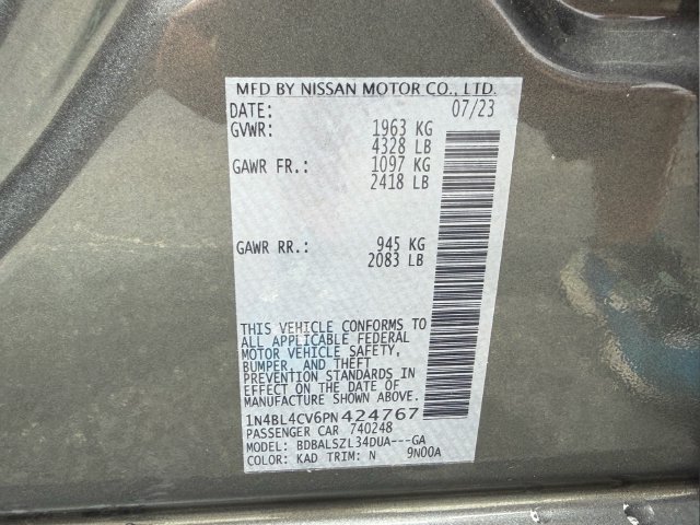 Used 2023 Nissan Altima 2.5 SR FWD image 20