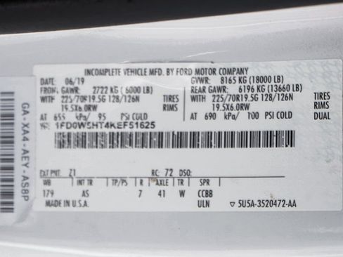 Used 2019 Ford F550 4x4 Crew Cab Super Duty image 46