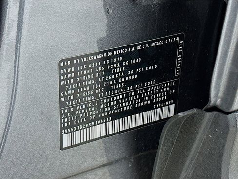Certified 2024 Volkswagen Taos S image 27