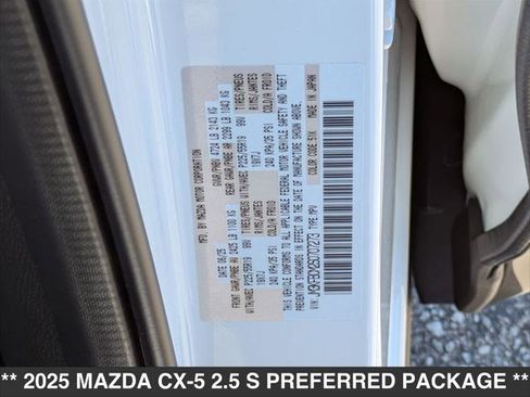 New 2025 MAZDA CX-5 Carbon Edition image 15