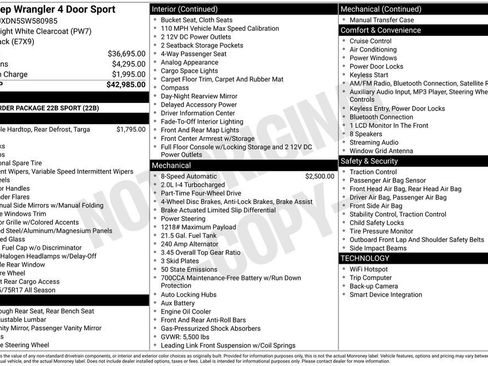 Used 2025 Jeep Wrangler Sport image 3