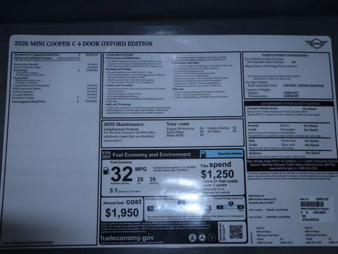 New 2026 MINI Cooper 4-Door Hardtop image 9