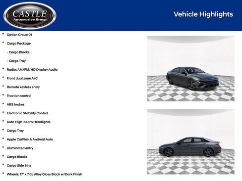 New 2026 Hyundai Elantra Sport w/ Cargo Package FWD image 4