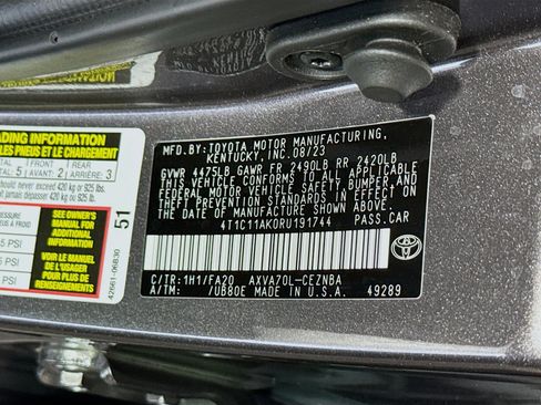 Used 2024 Toyota Camry LE FWD image 39