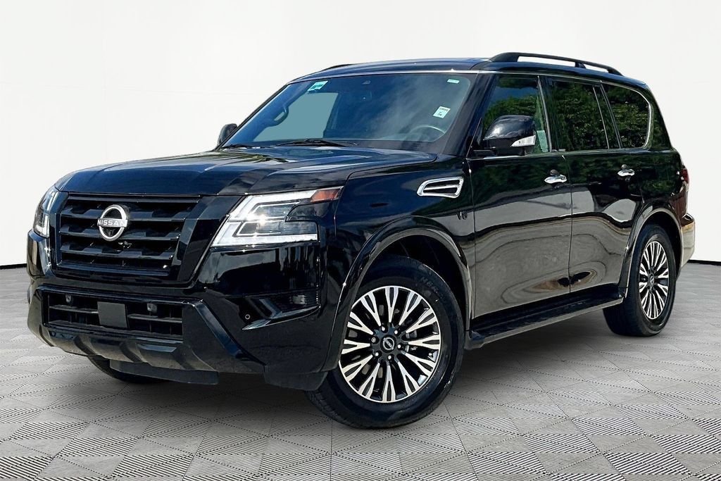 Used 2021 Nissan Armada SL w/ Midnight Edition Package RWD image 3