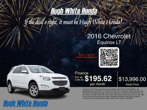 Used 2016 Chevrolet Equinox LT image 3