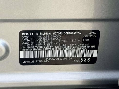 Used 2025 Mitsubishi Eclipse Cross SE AWD/4WD image 25