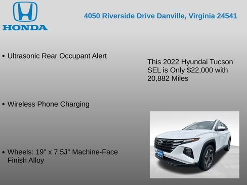 Used 2022 Hyundai Tucson SEL w/ Convenience Package image 17