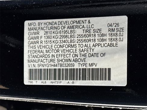 New 2026 Honda Pilot EX-L image 23