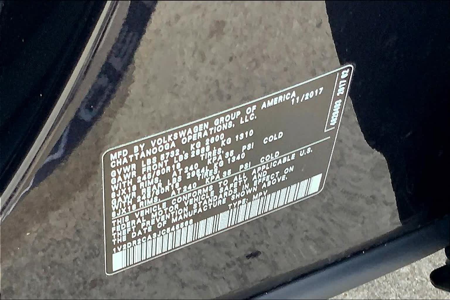 Used 2018 Volkswagen Atlas SE FWD image 36