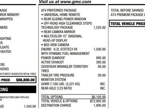 Certified 2025 GMC Sierra 1500 AT4 w/ AT4 Premium Package image 3