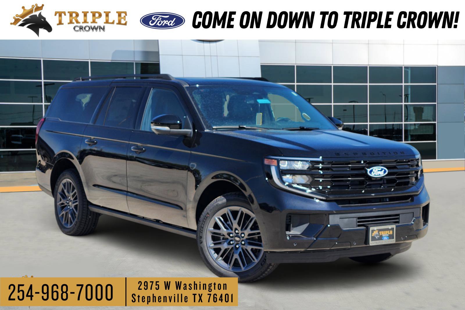New 2027 Ford Expedition Max Platinum w/ Stealth Appearance Package AWD/4WD 360° Tour